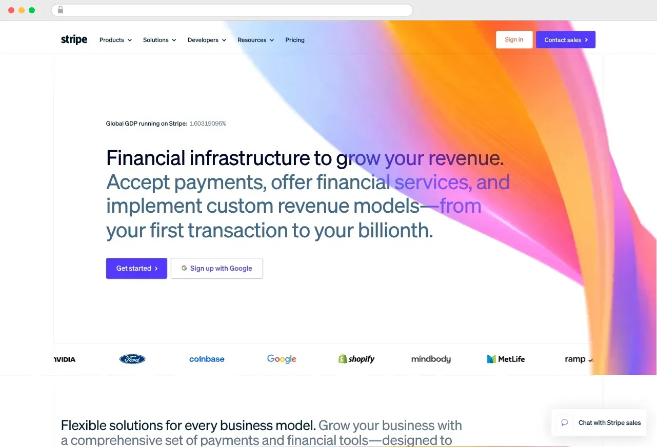 Stripe on MacBook Pro 14"